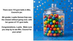 Gum Ball Guess Winner