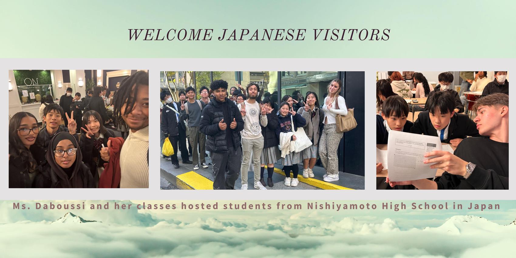 Japanese students' visit