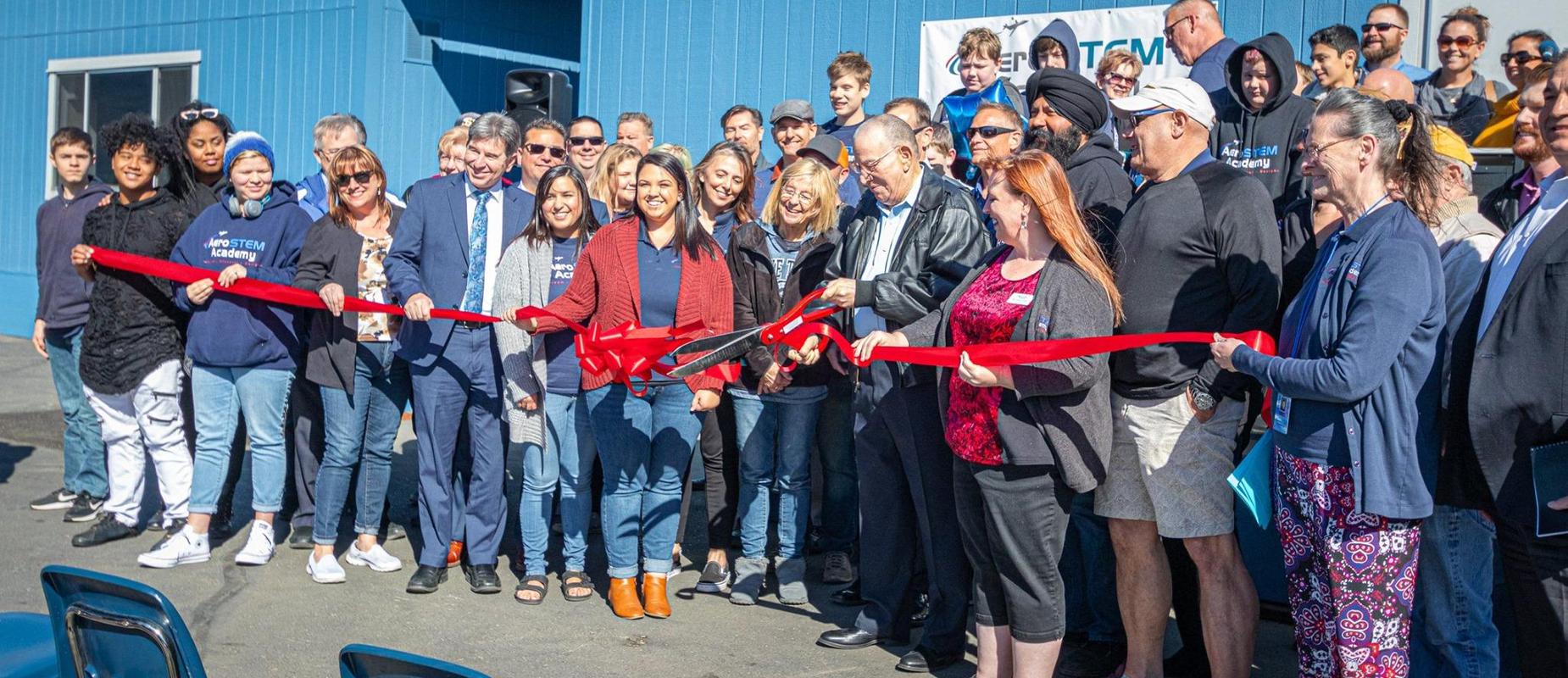 Ribbon cutting