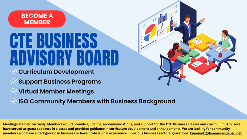Opportunities to be a DECA Competition Judge and CTE Business Advisory Board Member Featured Photo