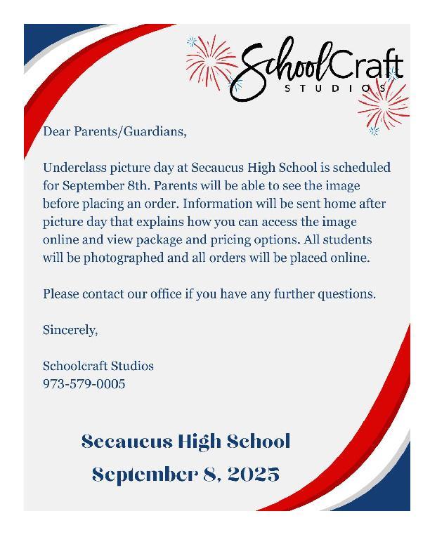 SHS School Picture Day