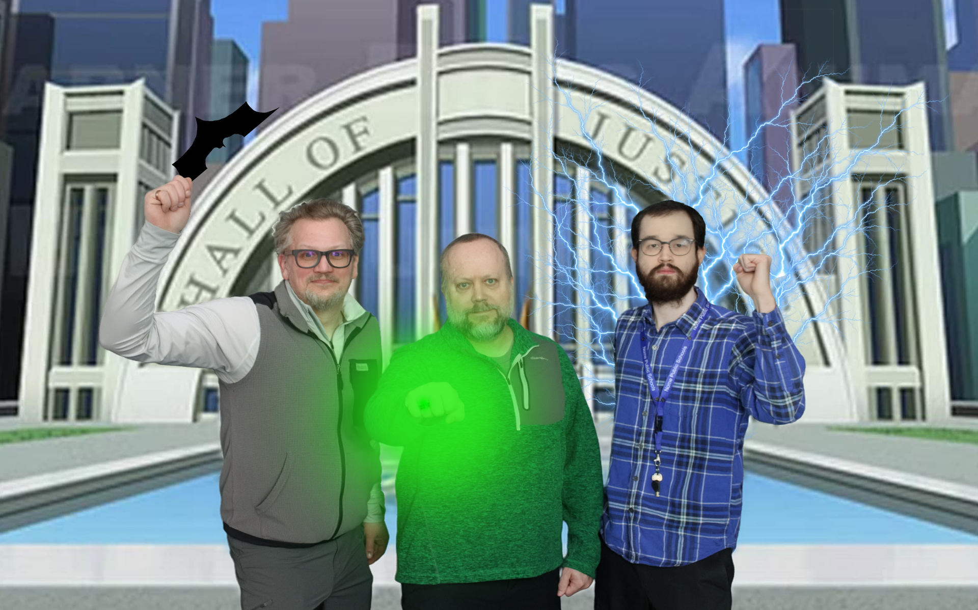 Tech Staff as Justice League characters