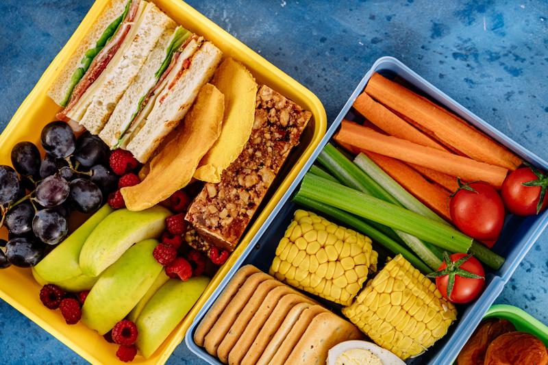 School lunch trays