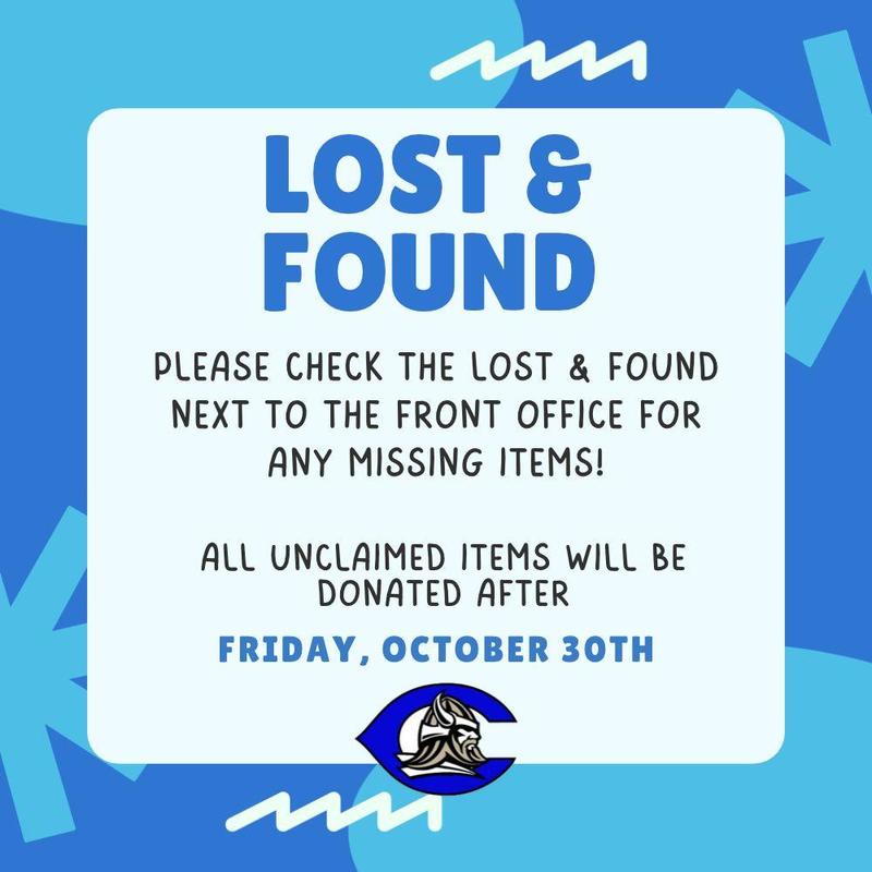 Lost and Found - October 30th