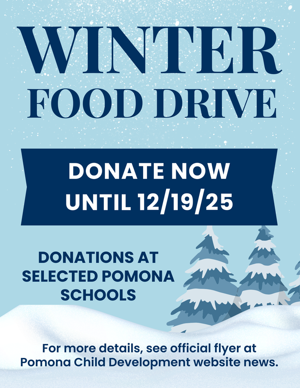 winter food drive flyer