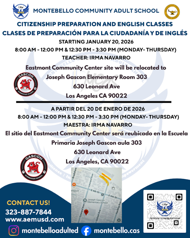 Citizenship Preparation & English Classes