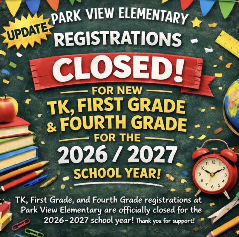 TK 1st & 4th grades closed