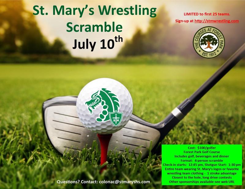 St. Mary's Wrestling Scramble: July 10th