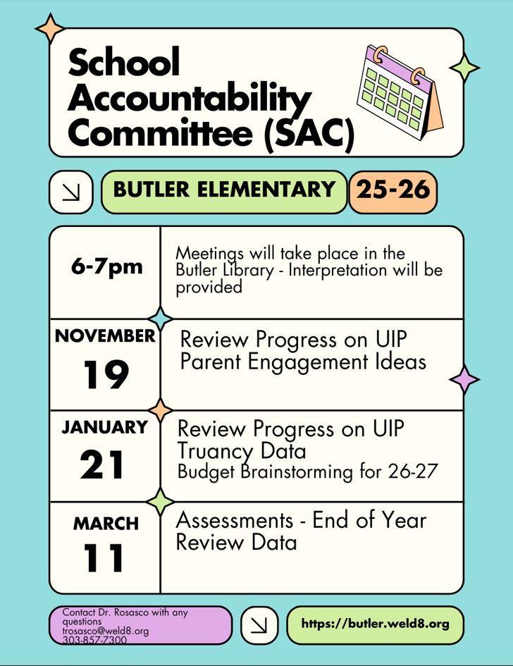 School Accountability Dates Flier