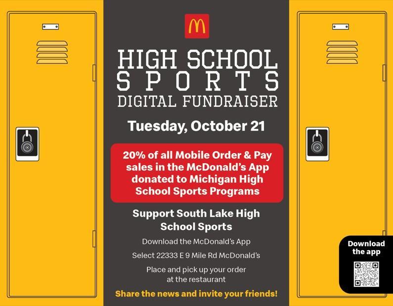 South Lake High School Sports Digital Fundraiser