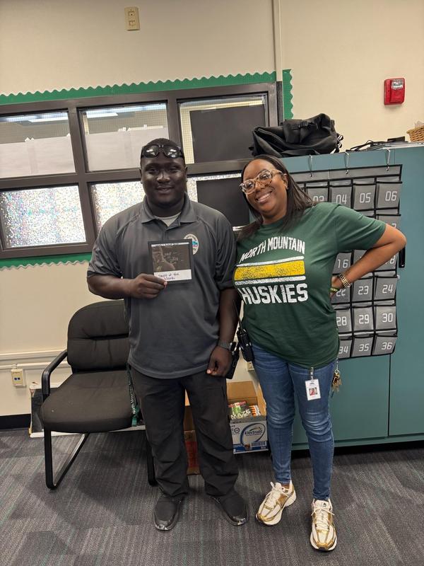 Staff of the Month Mr. Hamilton