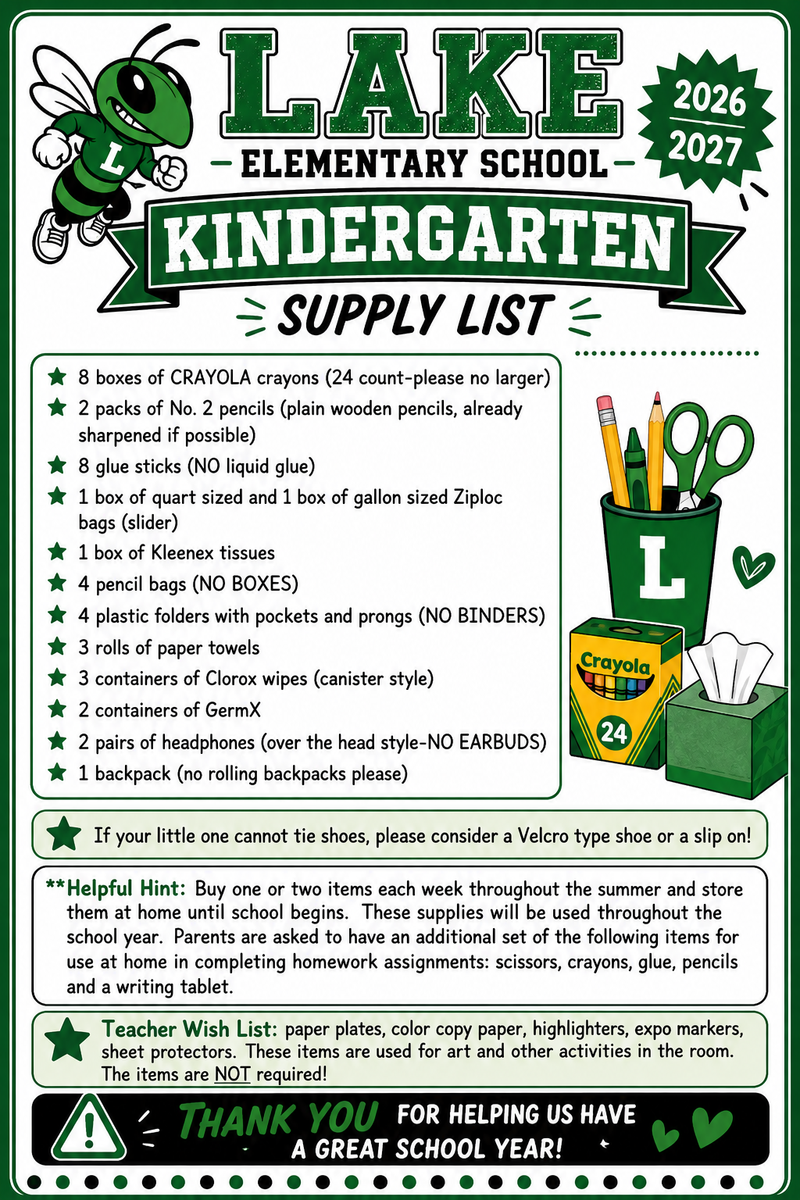 Kindergarten List