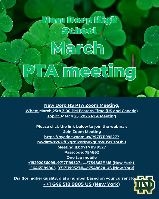 March 25th PTA zoom meeting link