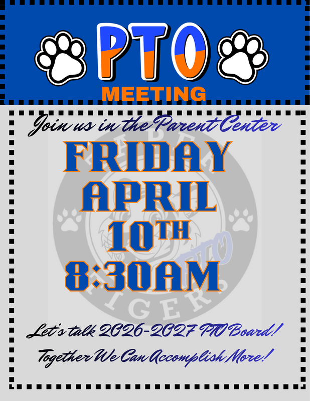 Flyer for PTO April meeting