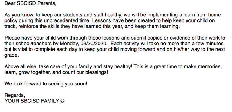 Extended Learning Instructional Resources