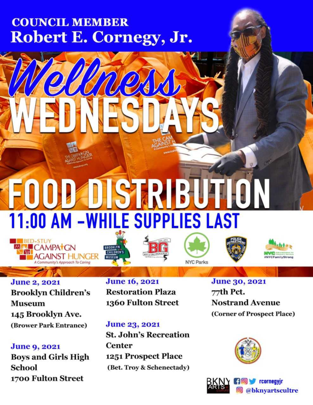 Wellness Wednesdays Food Distribution - June 2021