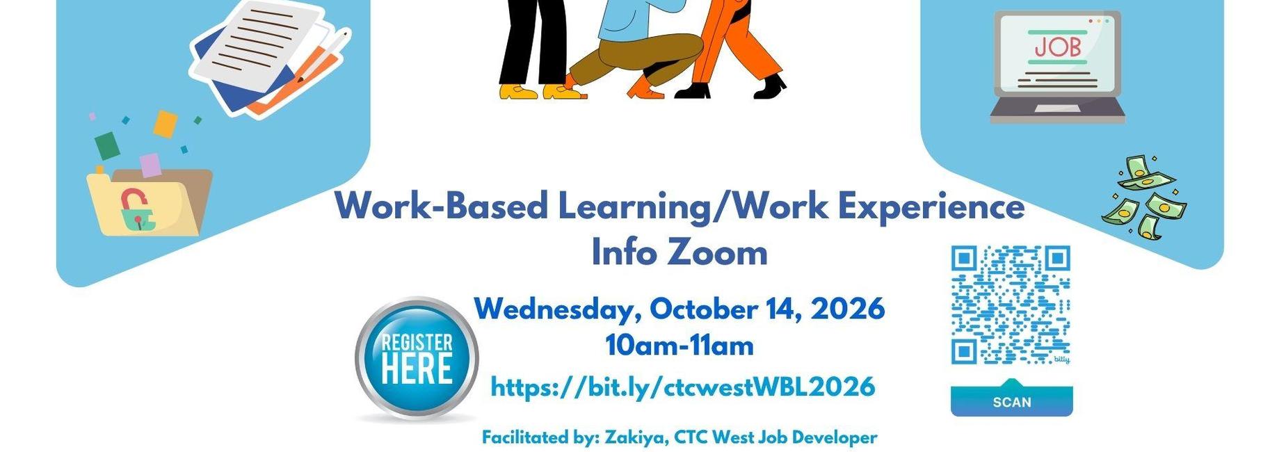 Work-Based Learning and Work Experience Info Session via Zoom
