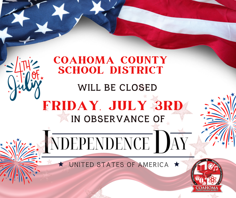 Independence Day Observance Friday July 3, 2026