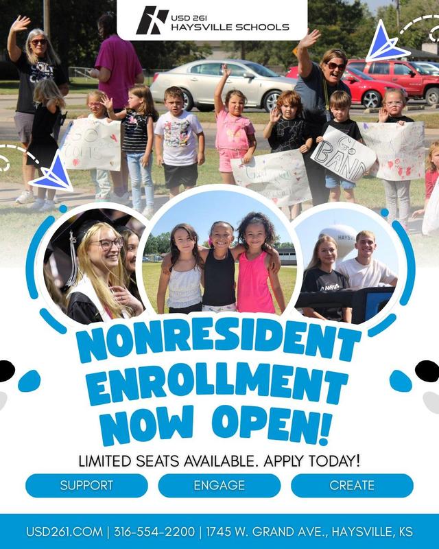 2026 nonresident enrollment flyer featuring students