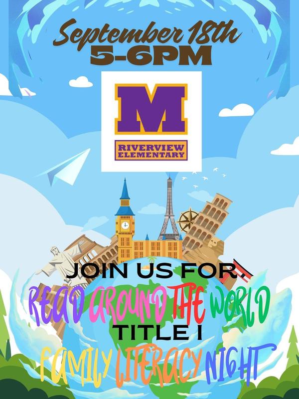 flier - Riverview Elementary Title 1 Family Night September 2025