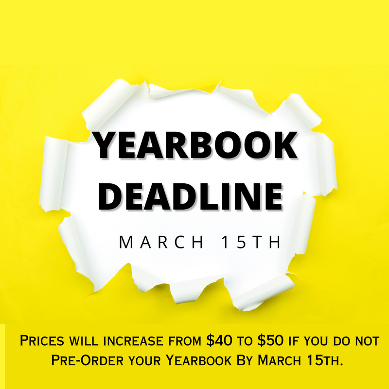 Order yearbook & 8th Grade Baby Ads by March 15th Thumbnail Image