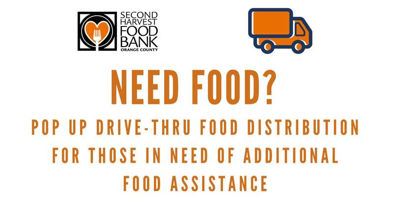 Second Harvest Food Bank: Pop Up Drive-Thru Food Distribution