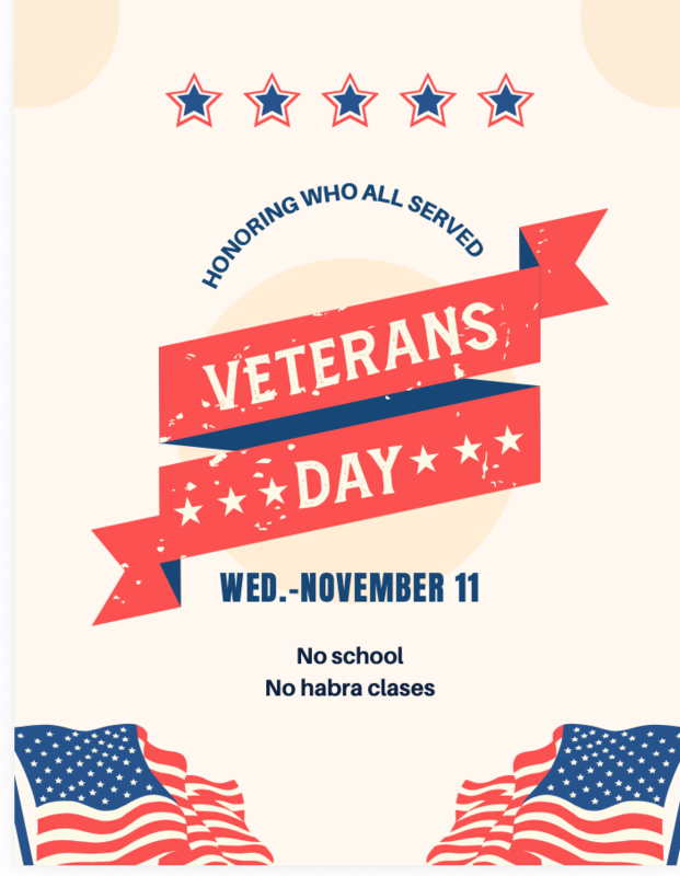 Veterans Day -No school Featured Photo