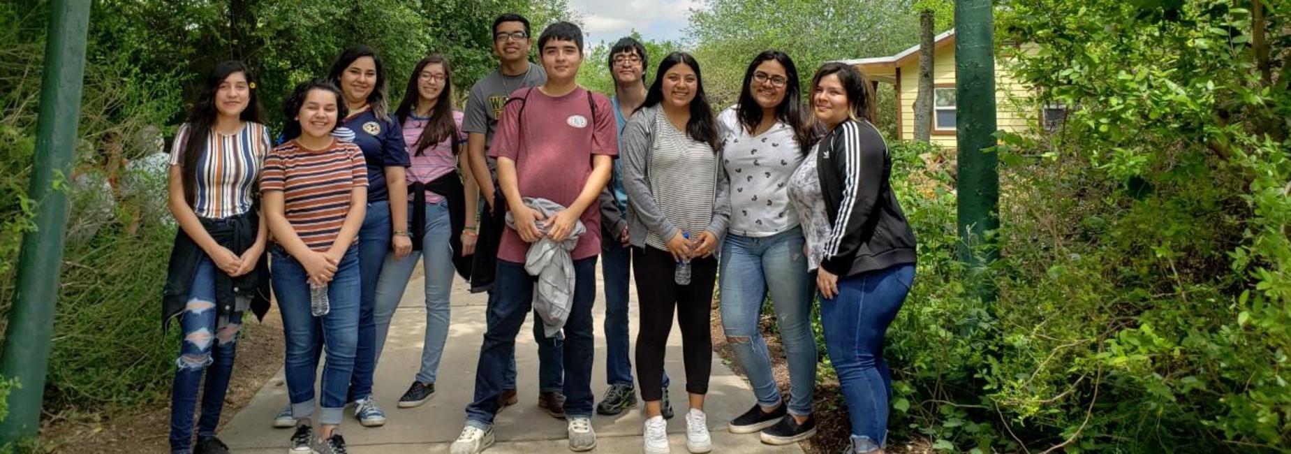 Lamar students at World Birding Center