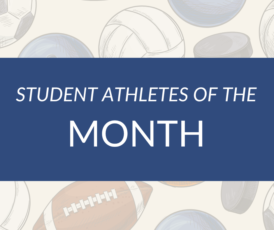 student athletes of the month