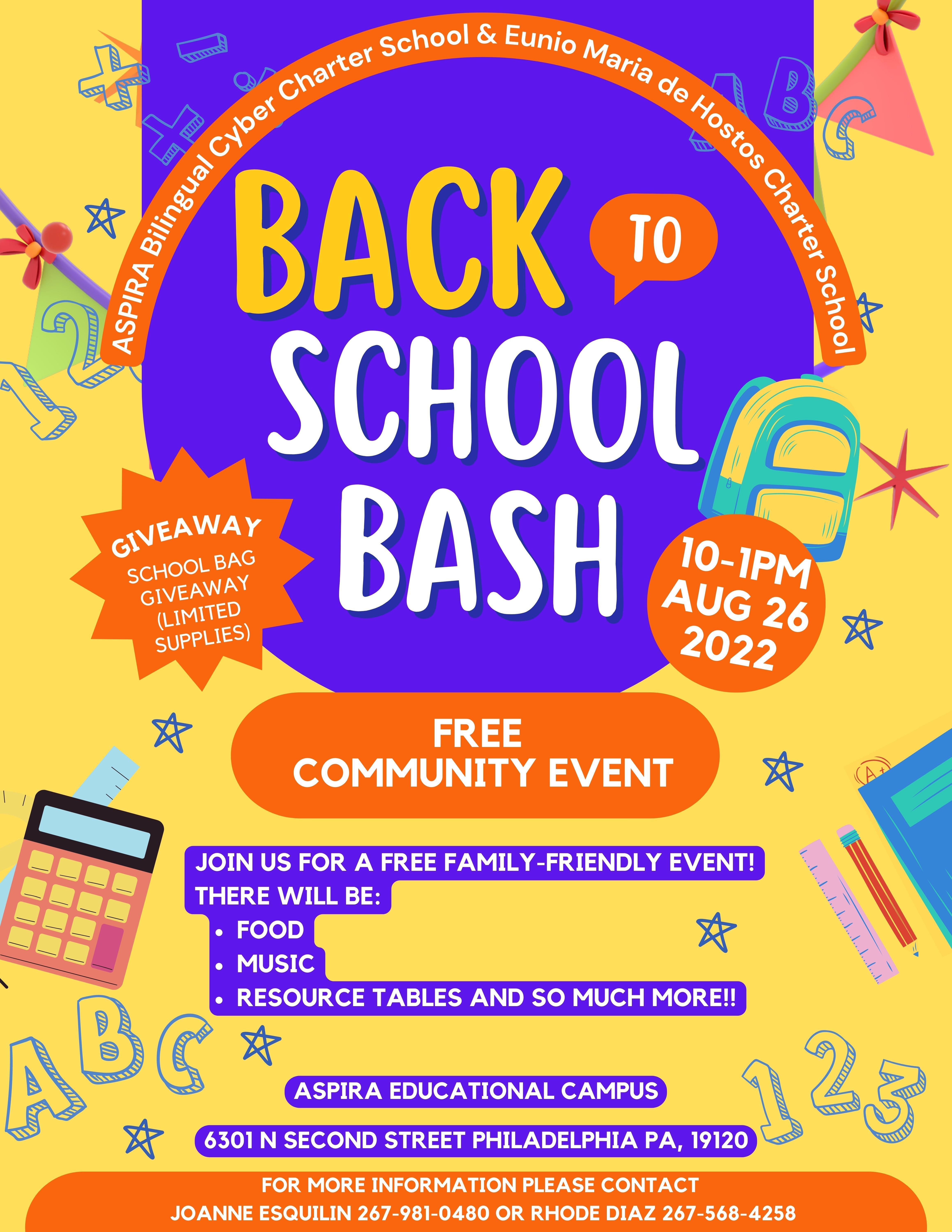 free-community-event-08-26-2022-aspira-bilingual-cyber-charter-school
