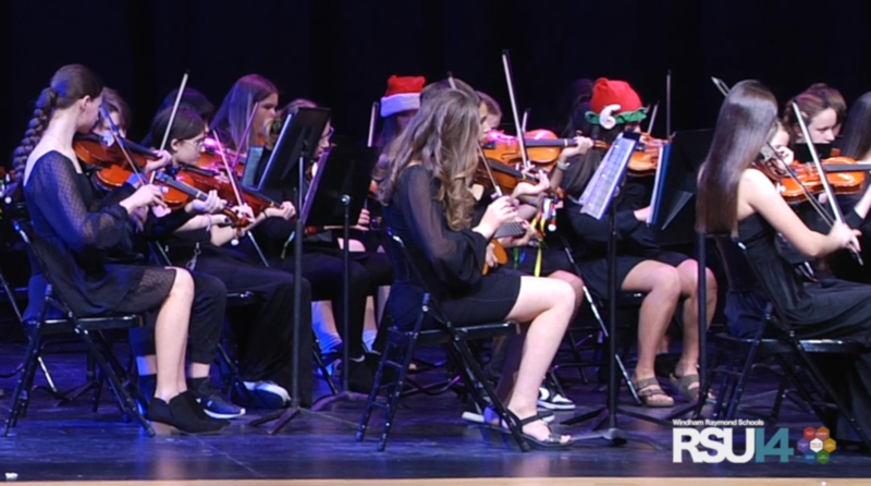 The Windham Middle School Orchestra performs on 12/15/2025