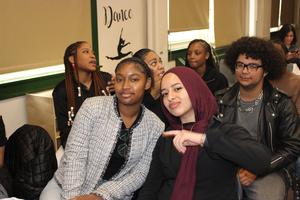 Students posing for photo