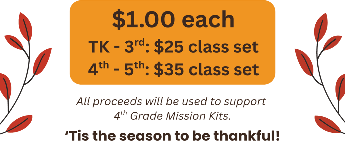 Get them before Thanks giving break!