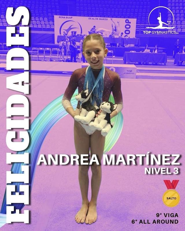 Muchas felicidades a Andrea Martínez Rojas Featured Photo