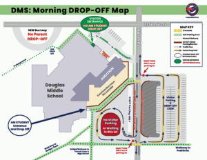 DMS Morning Drop off Map