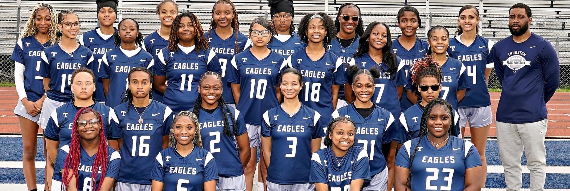 THS Girls Flag Football Team