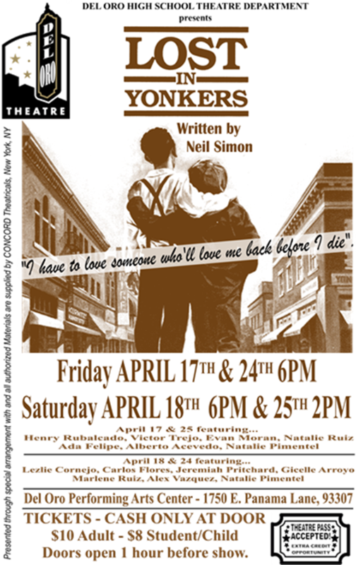 Del Oro Theatre: Lost in Yonkers