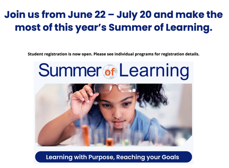 Summer School Flyer