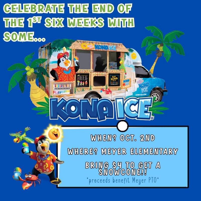 kona ice tomorrow!