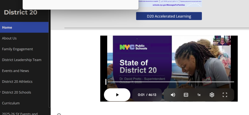 District 20 website