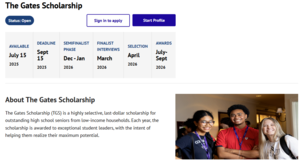 The Gates Scholarship 2025