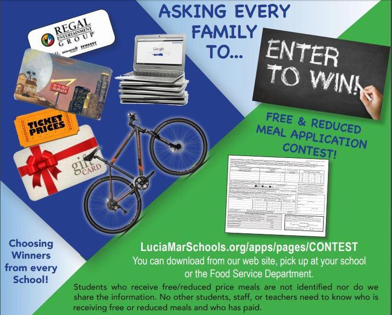 Free and reduced lunch contest