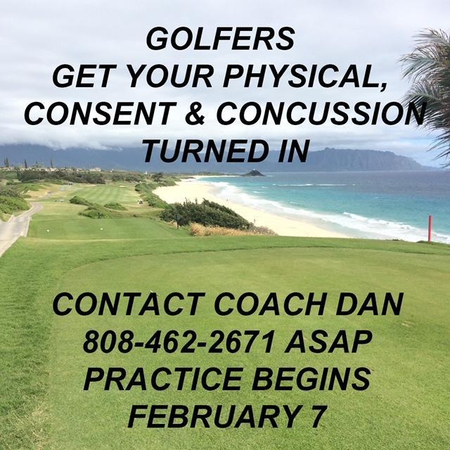 Golf Spring Sports Kalaheo High School