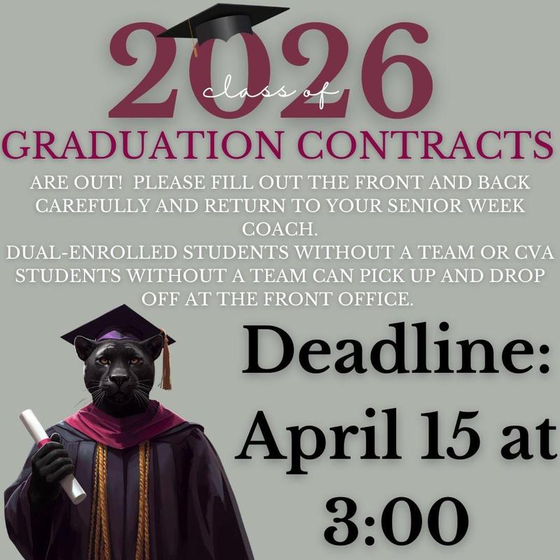 Grad contracts due april 15