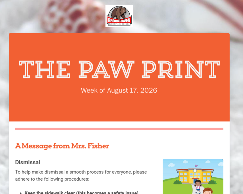 Paw Print 8/17/26