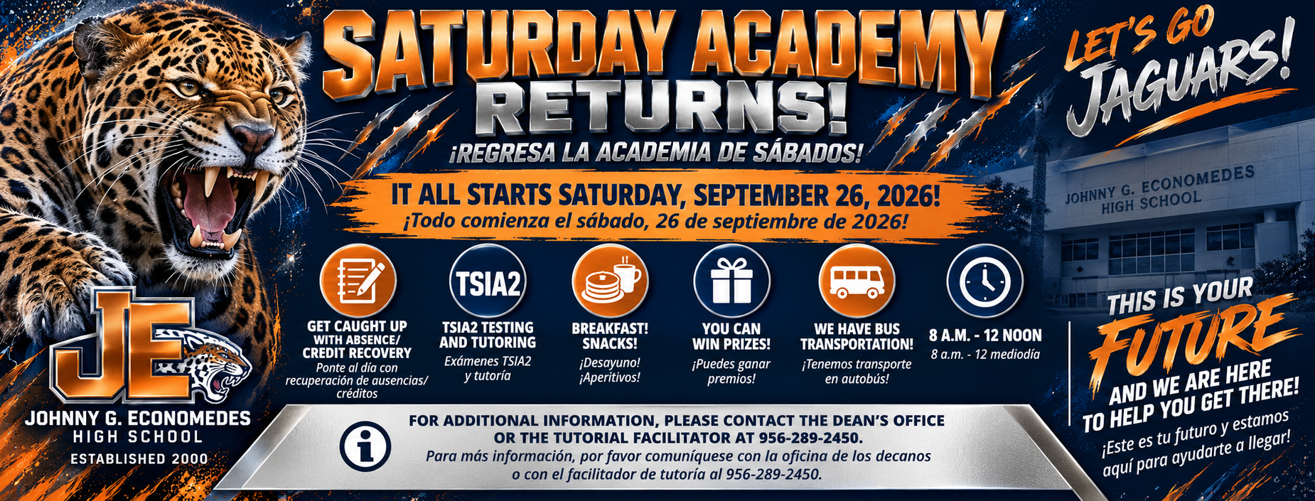 Saturday Academy Returns!