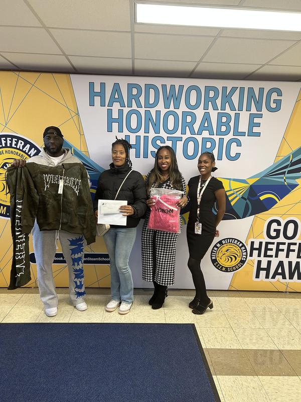 Sponsor, Teacher, Principal, and Recepient