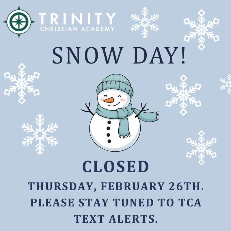 TCA Closed Thursday, 2/26