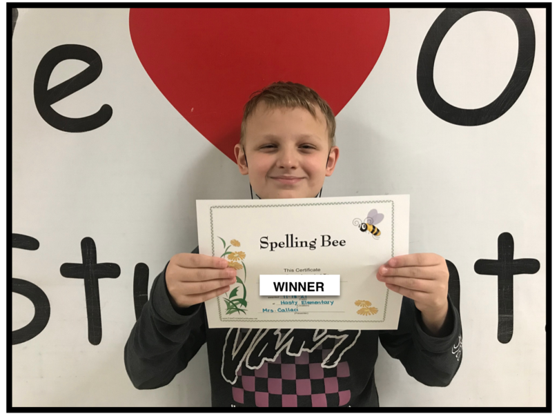 Spellling Bee Winner