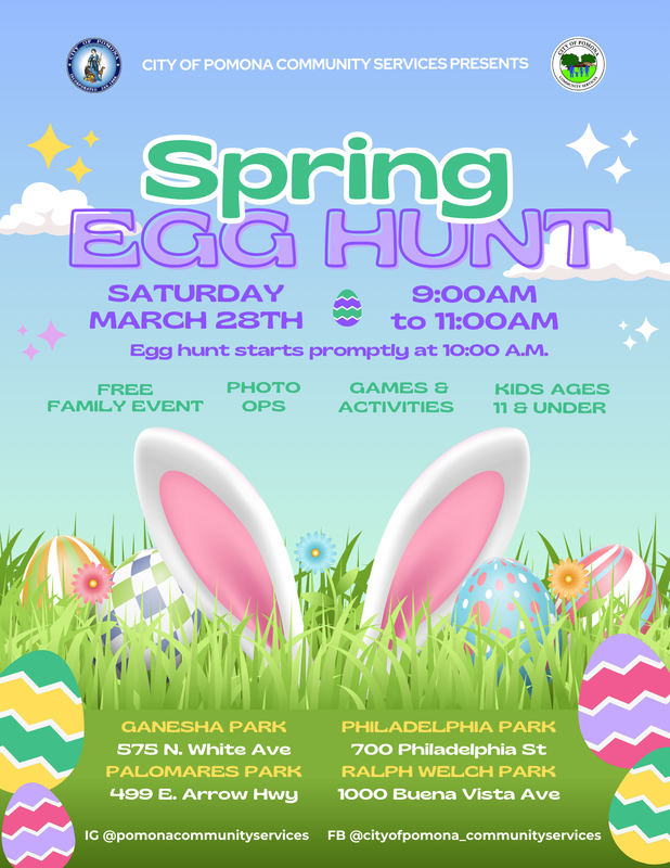 Spring Egg Hunt - City of Pomona, 3.28.26